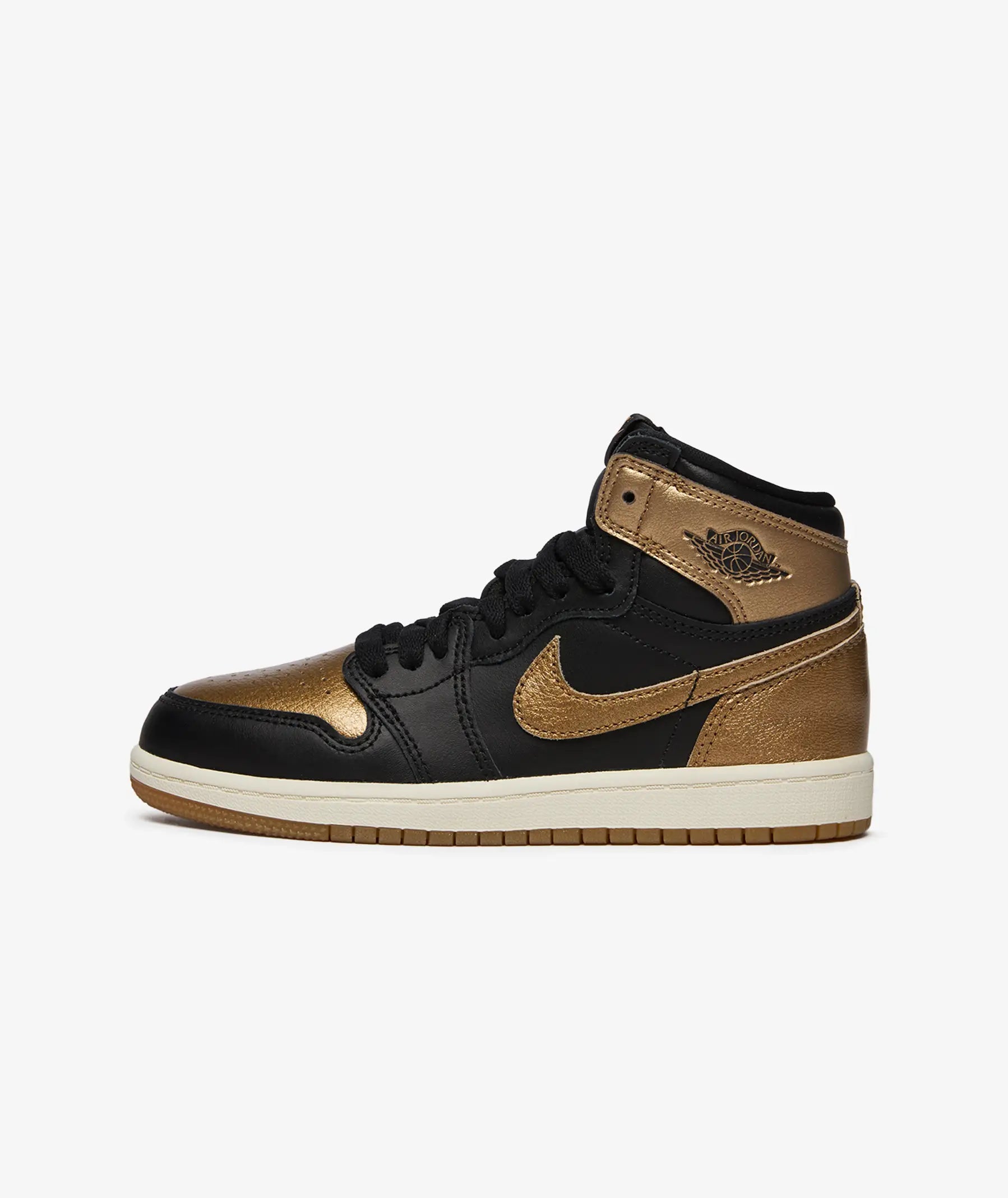 Jordan 1 Retro High OG Black Metallic Gold (GS)