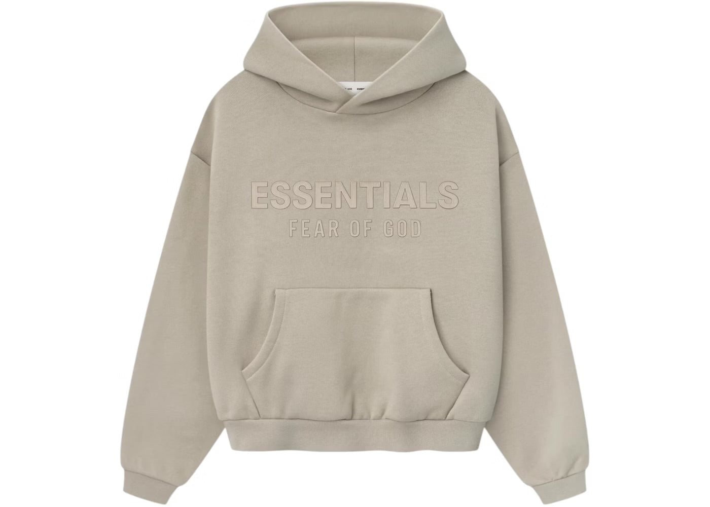 Fear Of God Essentials Kids Classic Fleece Hoodie Timber