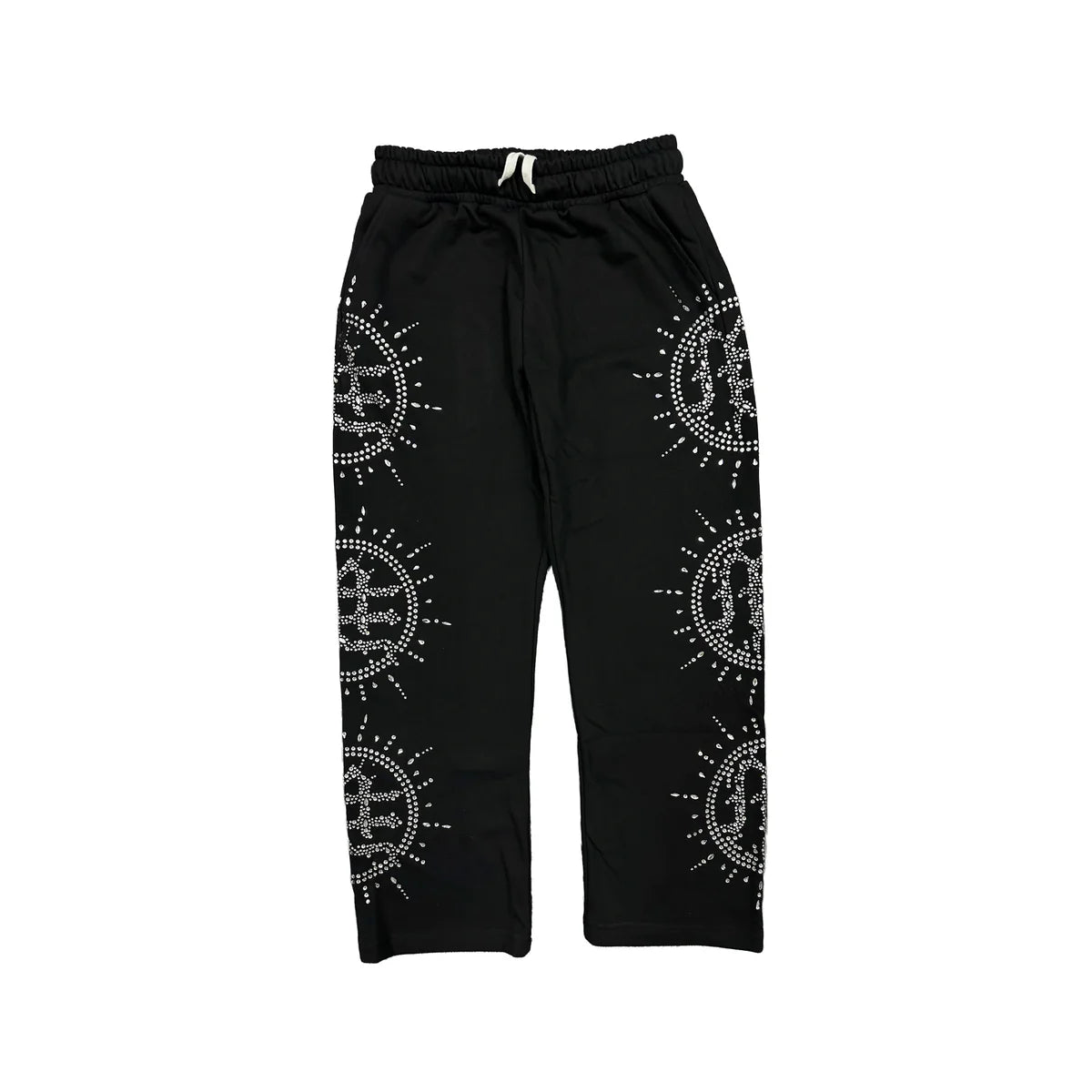 Mixed Emotions ‘Eclipsed’ Black Rhinestone Sweats