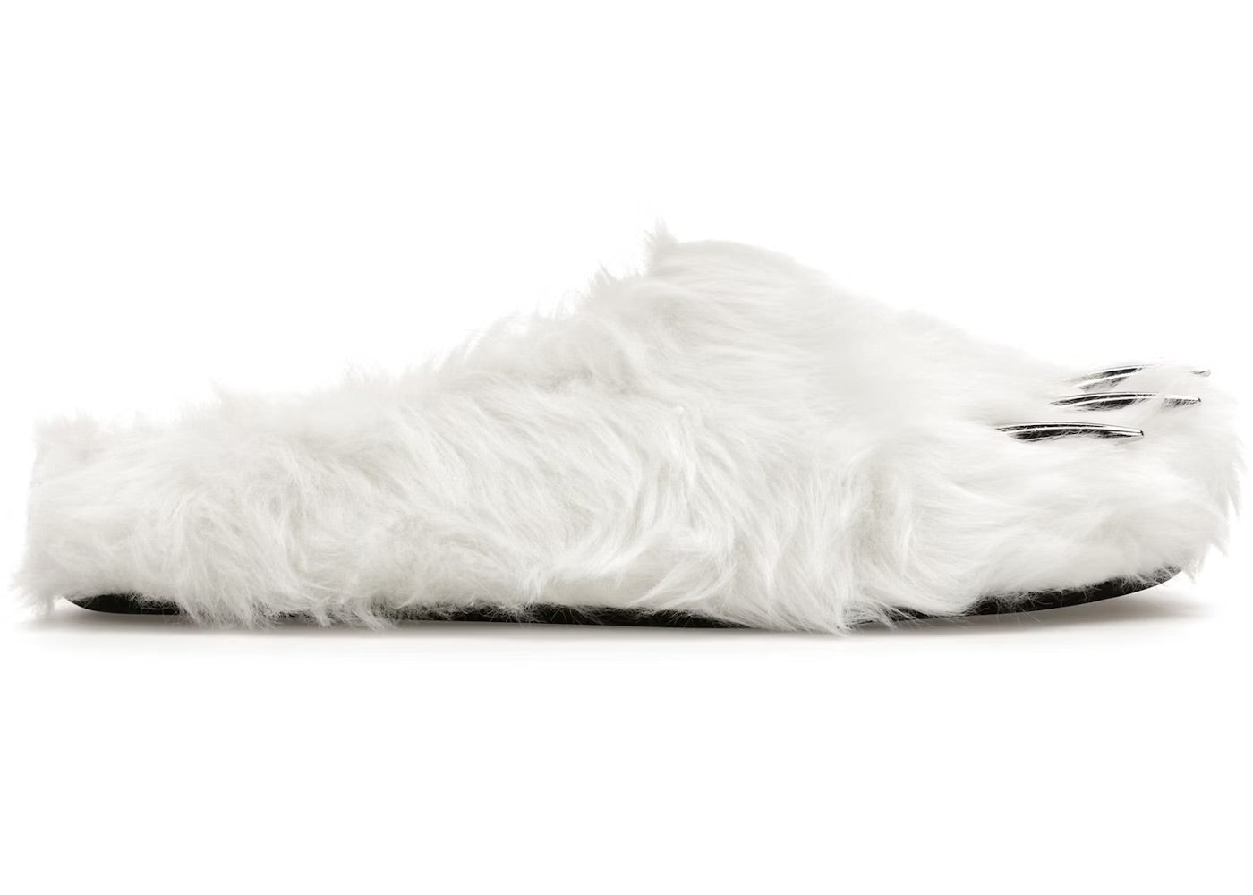 Bravest White Bear Claw Mules