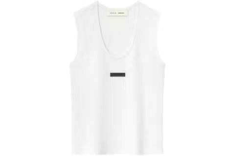 Fear Of God Essentials Womens Rib Tank Cloud White
