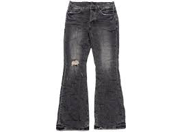 Purple Jeans Vintage Flare Blowout Denim Black