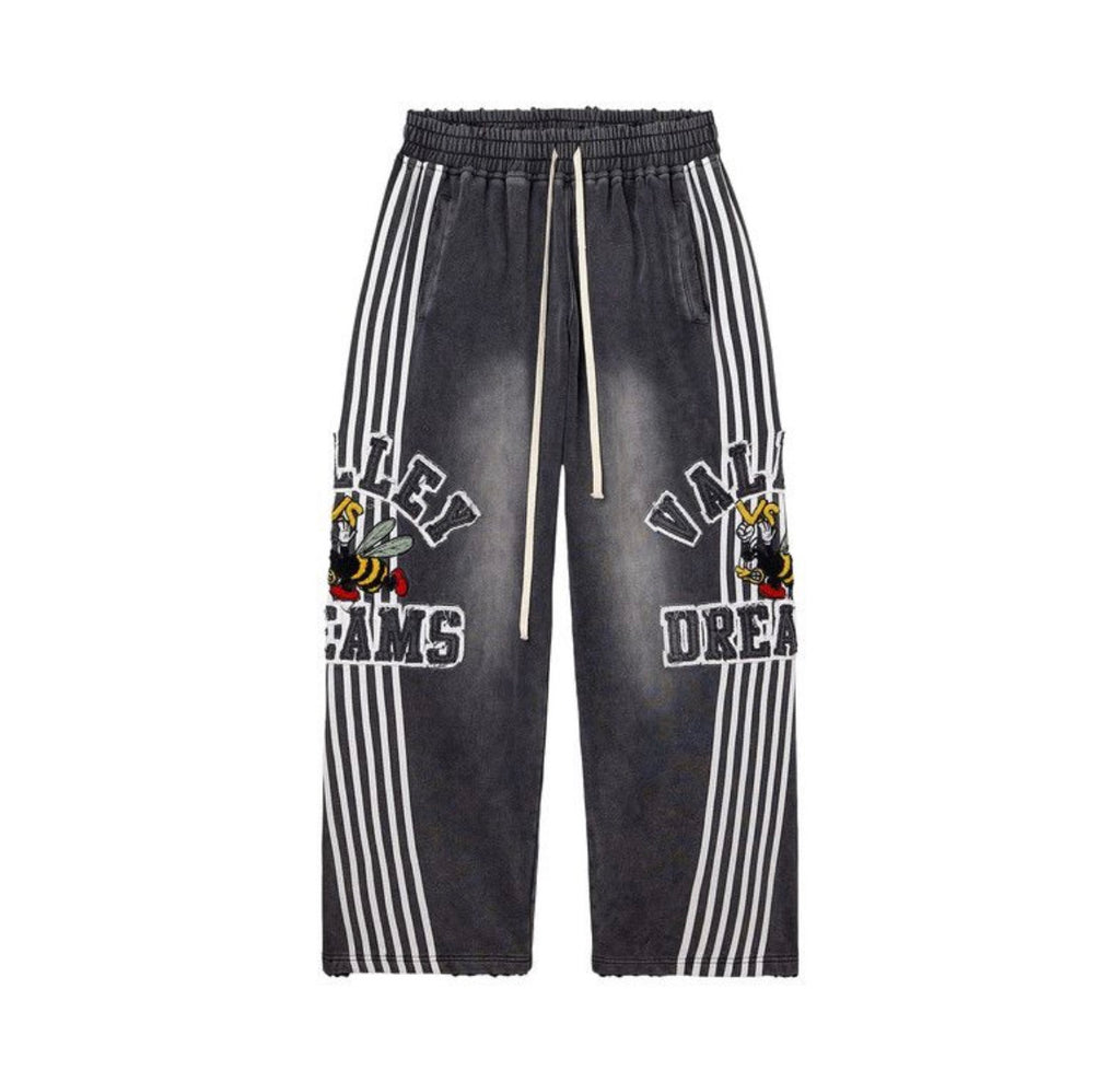 Vale Forever Anthem Track Sweatpants Black White