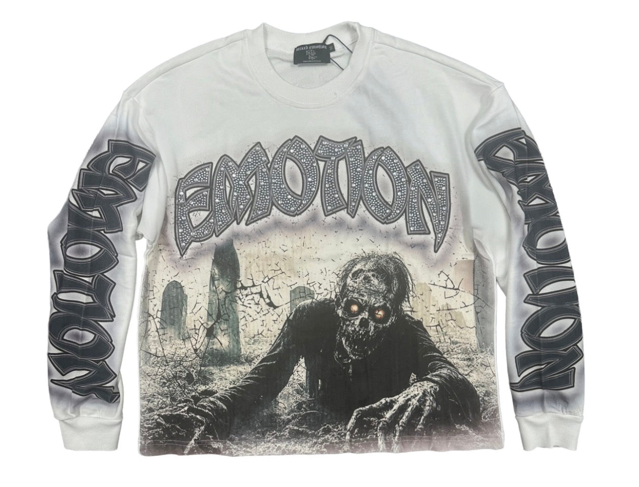 Mixed Emotions Resurrection White Long Sleeve Tee