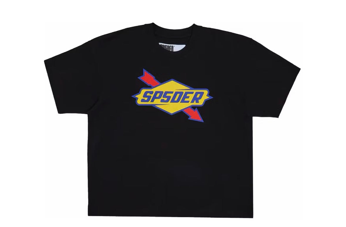 Sp5der The Spot Tee Black