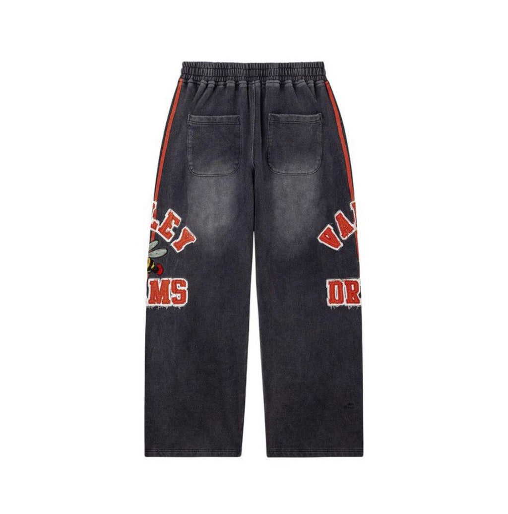 Vale Forever Anthem Track Sweatpants Black Red