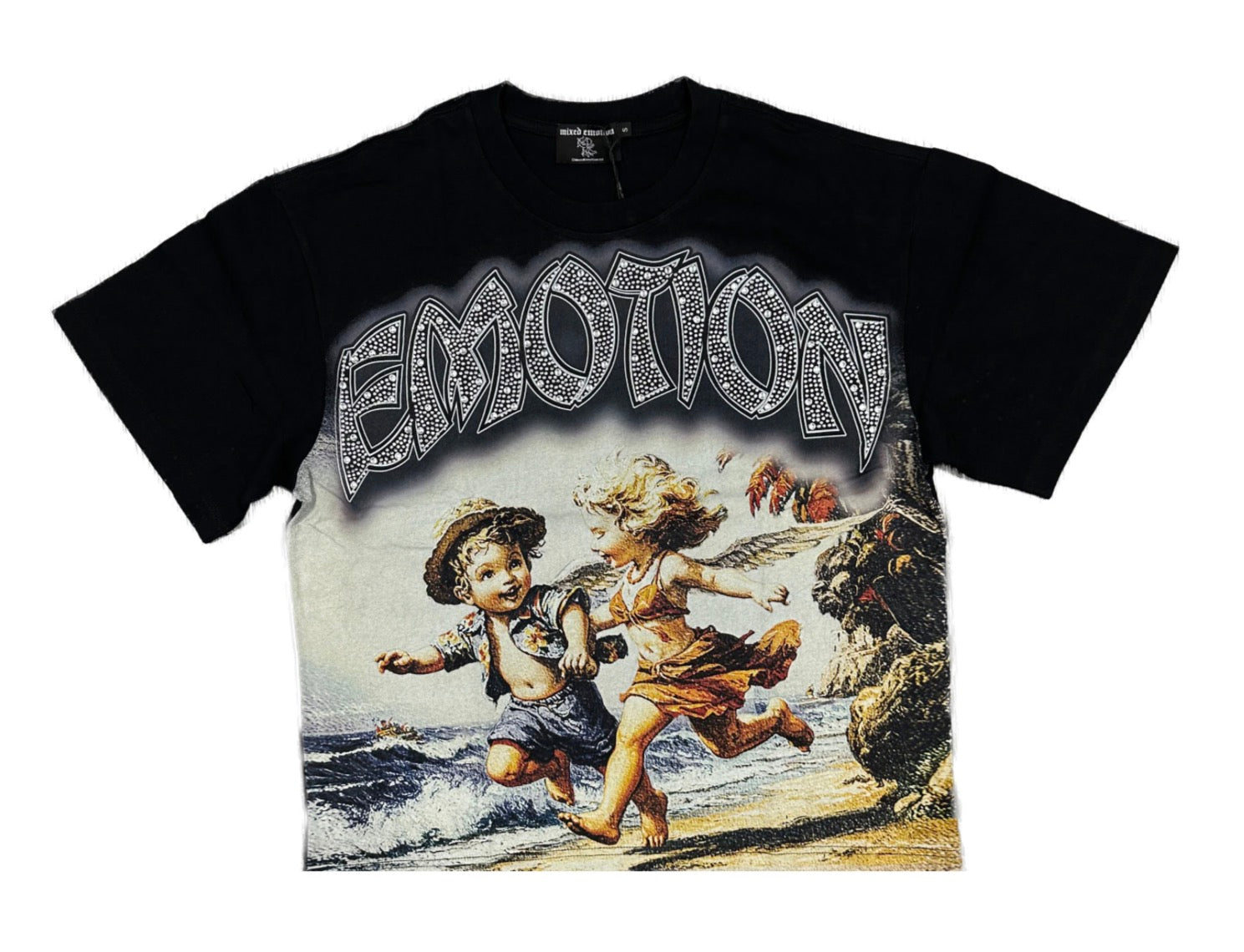 Mixed Emotions Seaside Tee Black