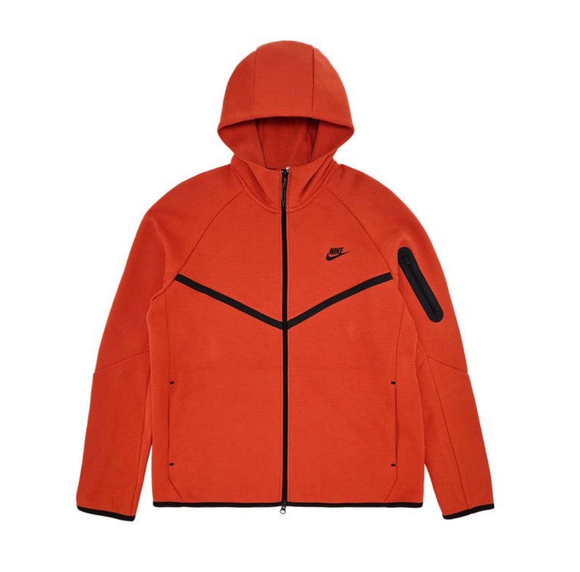 Nike Tech Orange Zip Up Fleece