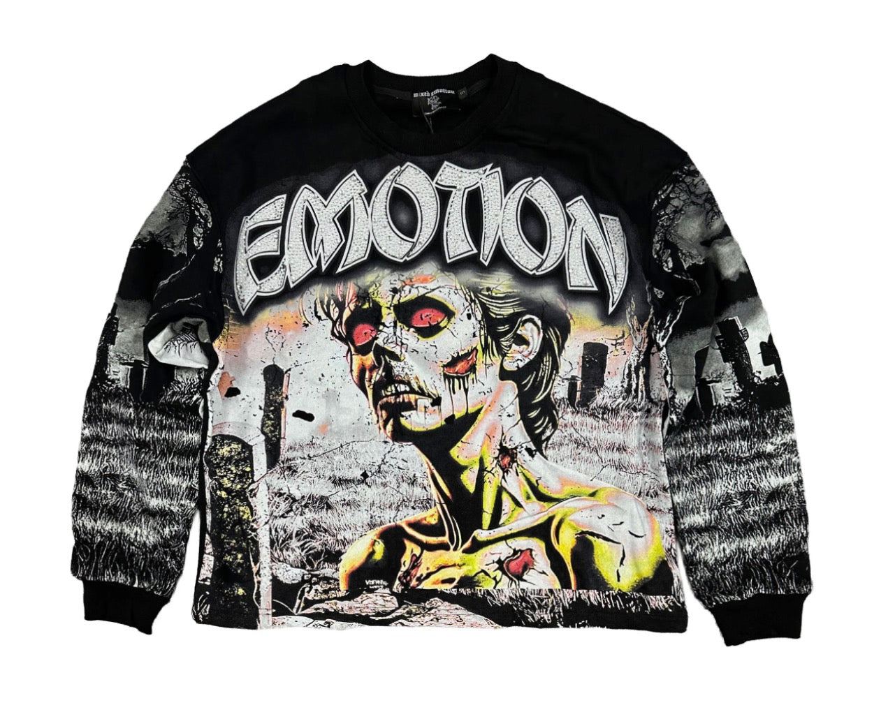 Mixed Emotion Tombstone Long Sleeve Tee