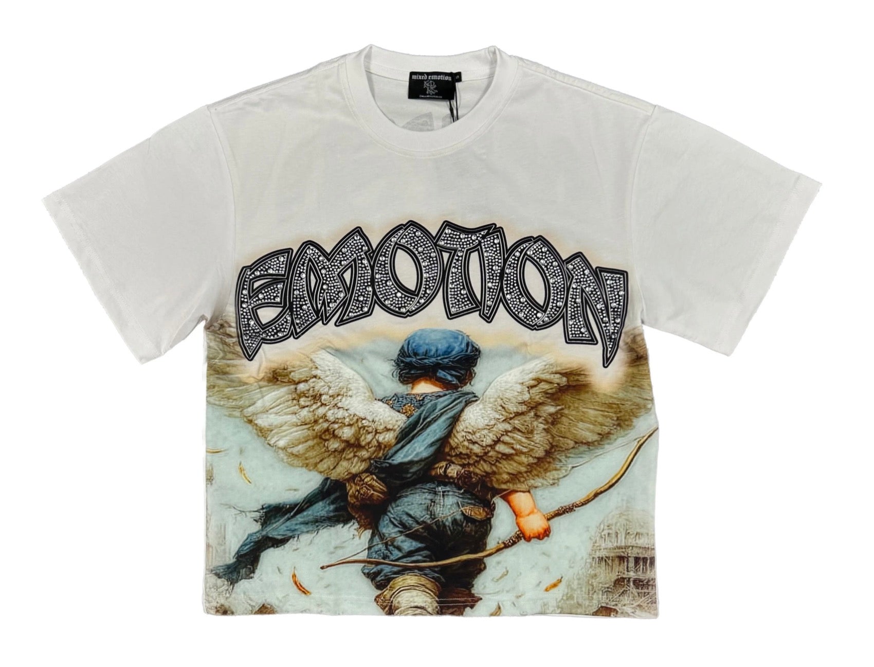 Mixed Emotions Arch Angel Tee White