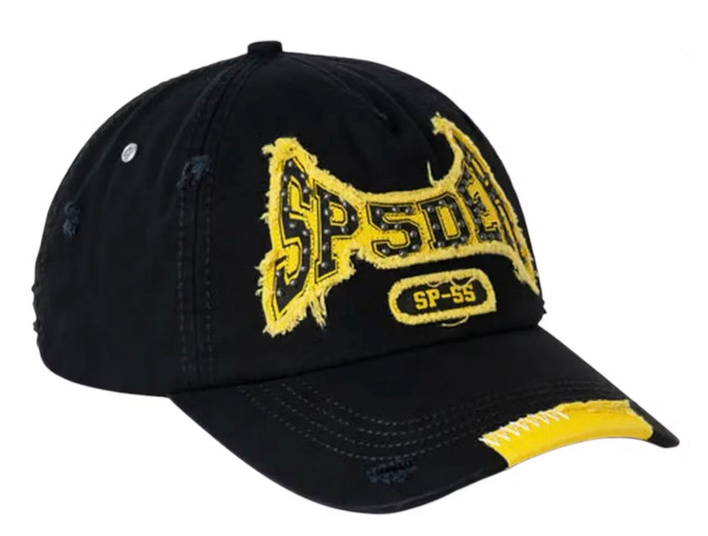 Sp5der Yellow Black T&F 6-Panel Hat