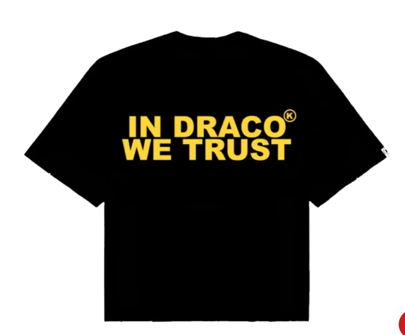 In Draco We Trust Black/Yellow Tee