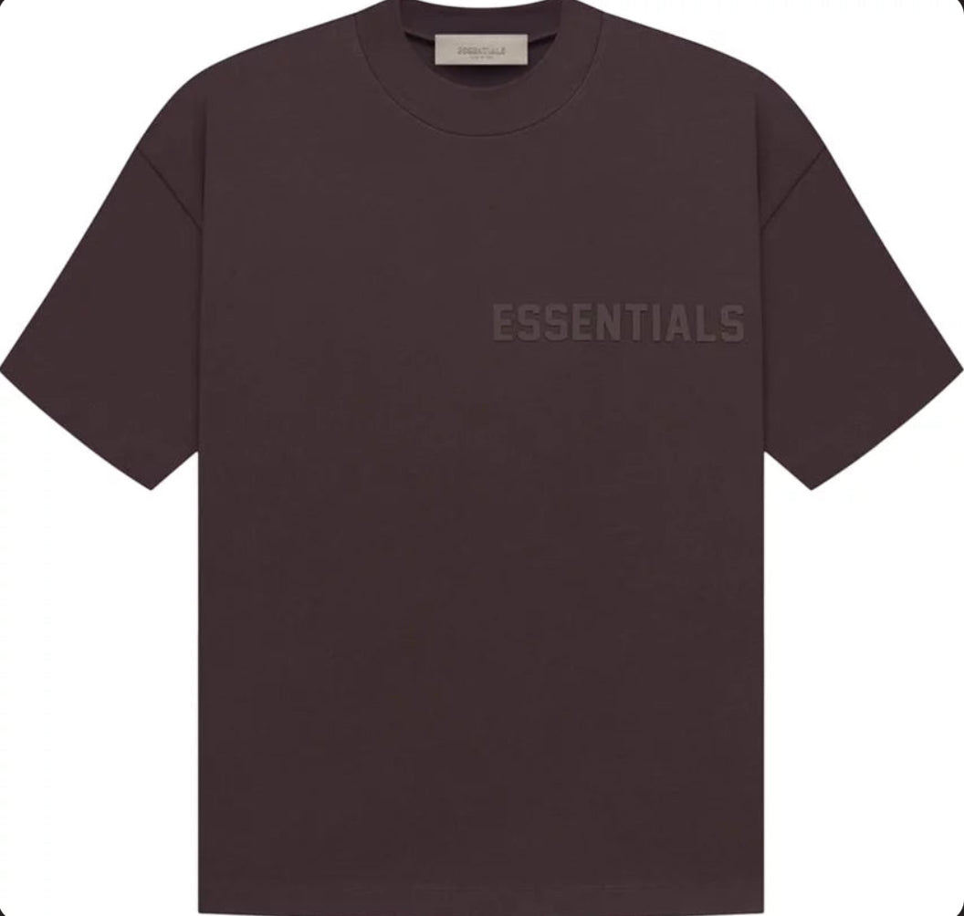 Fear Of God  Essentials T-Shirt Plum