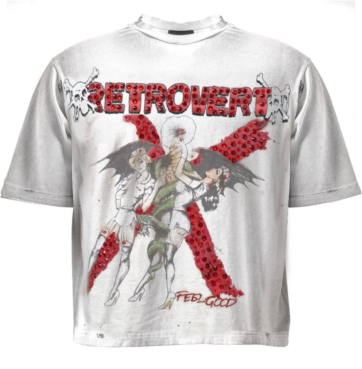 Retrovert Rhinestone Nurse Tee