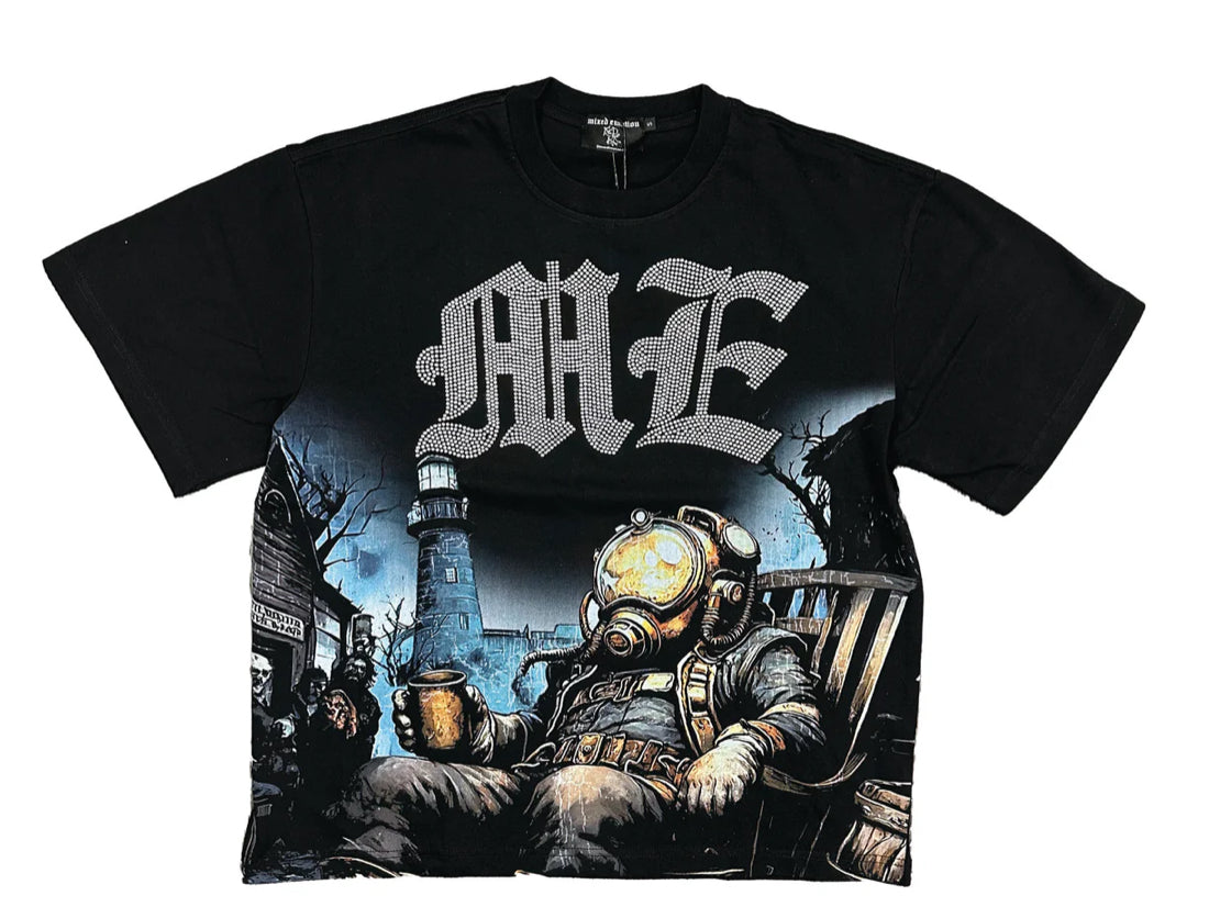 Mixed Emotion Astronaut Rhinestone Tee