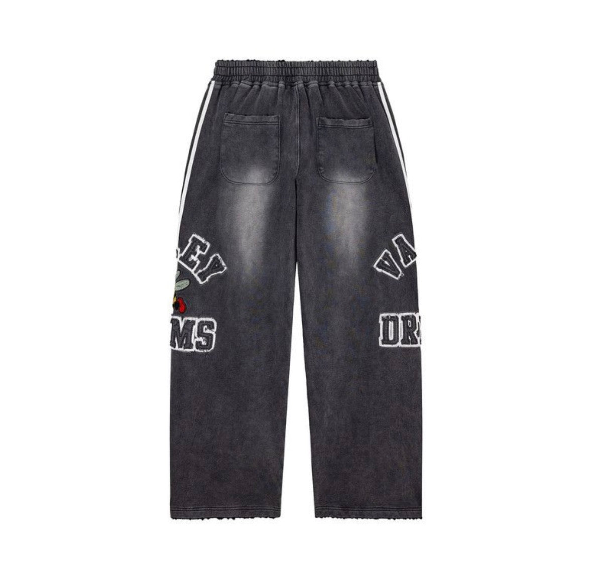 Vale Forever Anthem Track Sweatpants Black White