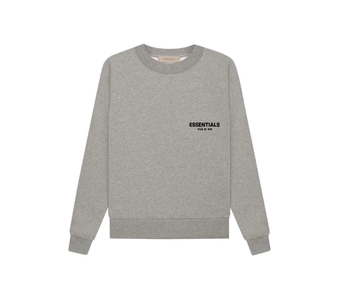 Fear Of God Essentials Dark Oatmeal Crewneck