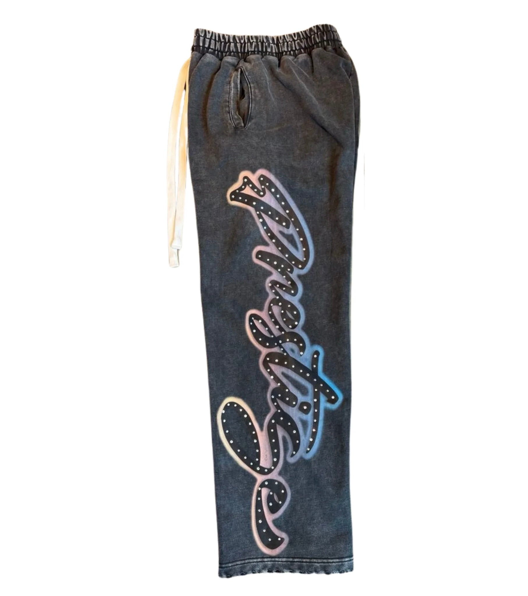 Prestige Collections Black Blue Angel Sweatpants