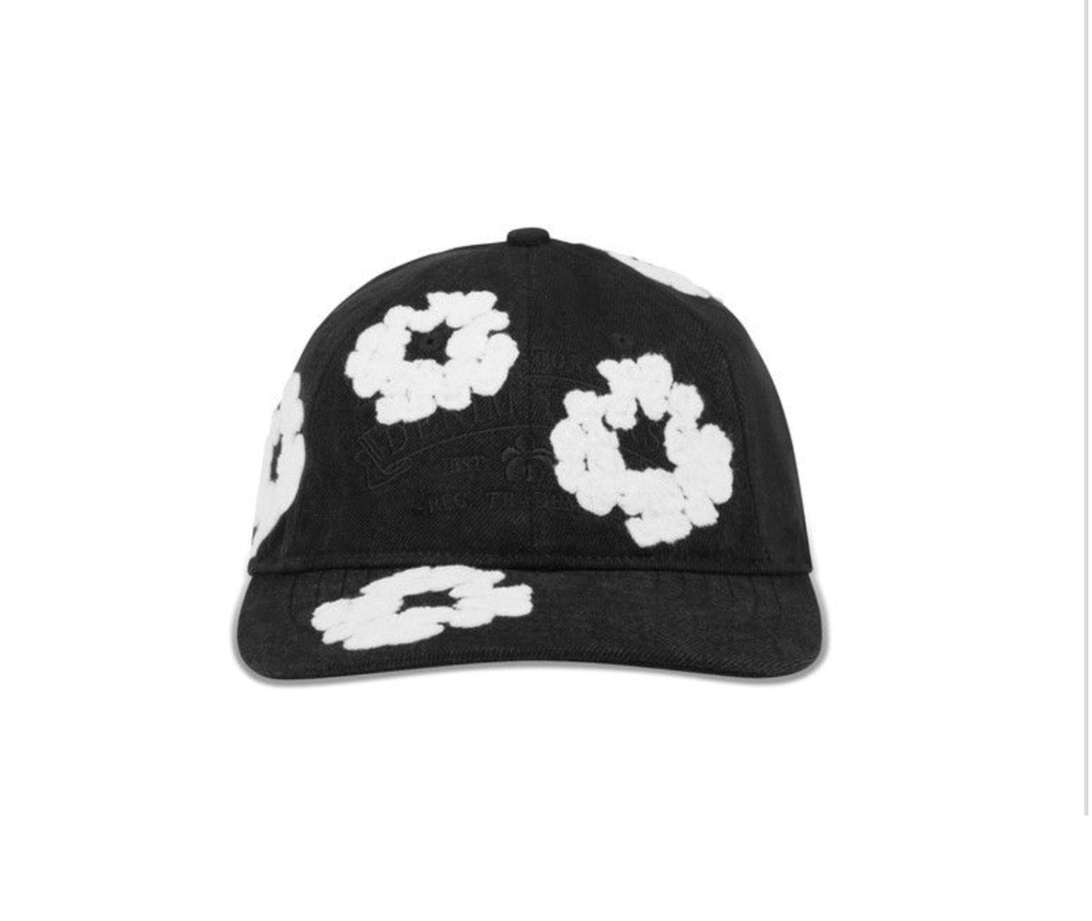 Denim Tears Denim Cotton Wreath Cap 'Black'