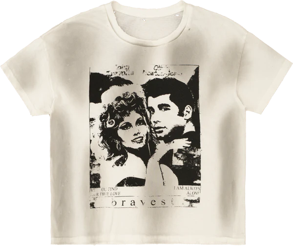 Bravest Studios Vintage Greaser T-Shirt White
