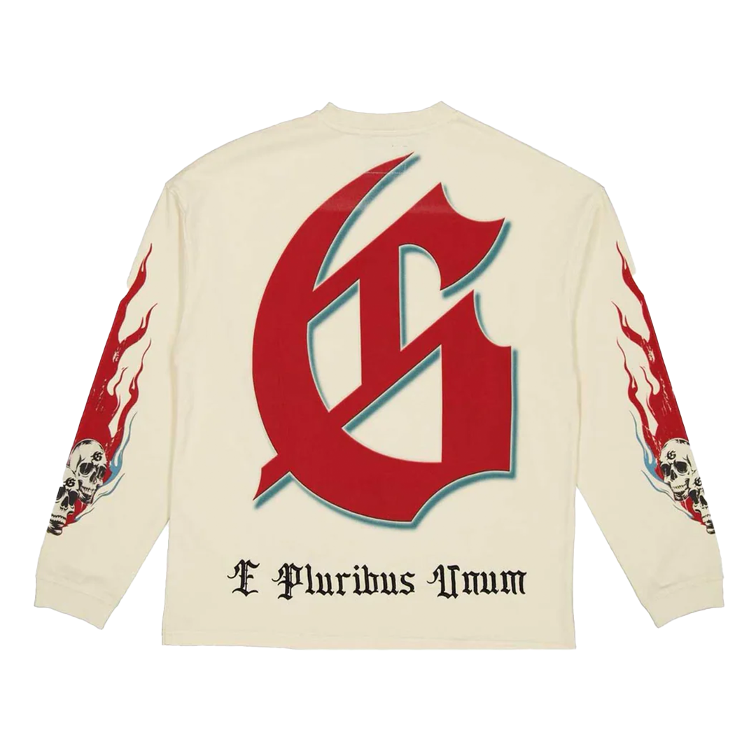 Godspeed Mens Checkmate Long Sleeve Shirt Bone