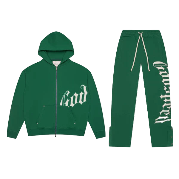 Godspeed OG Logo Sweatsuit V2 (Green/White)