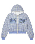 Vale Forever Reverso Thermal Zip Up Hoodie Blue