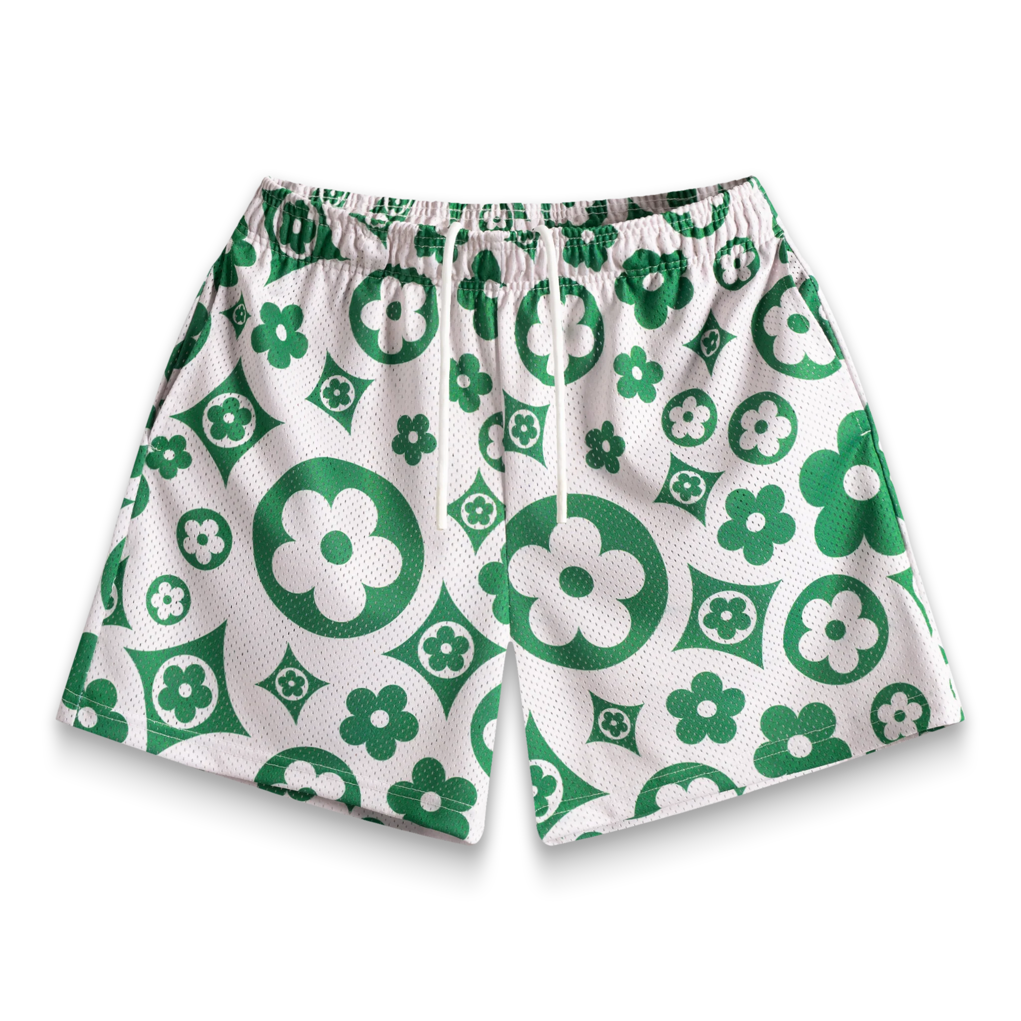 Bravest Studio Cream Flower Shorts