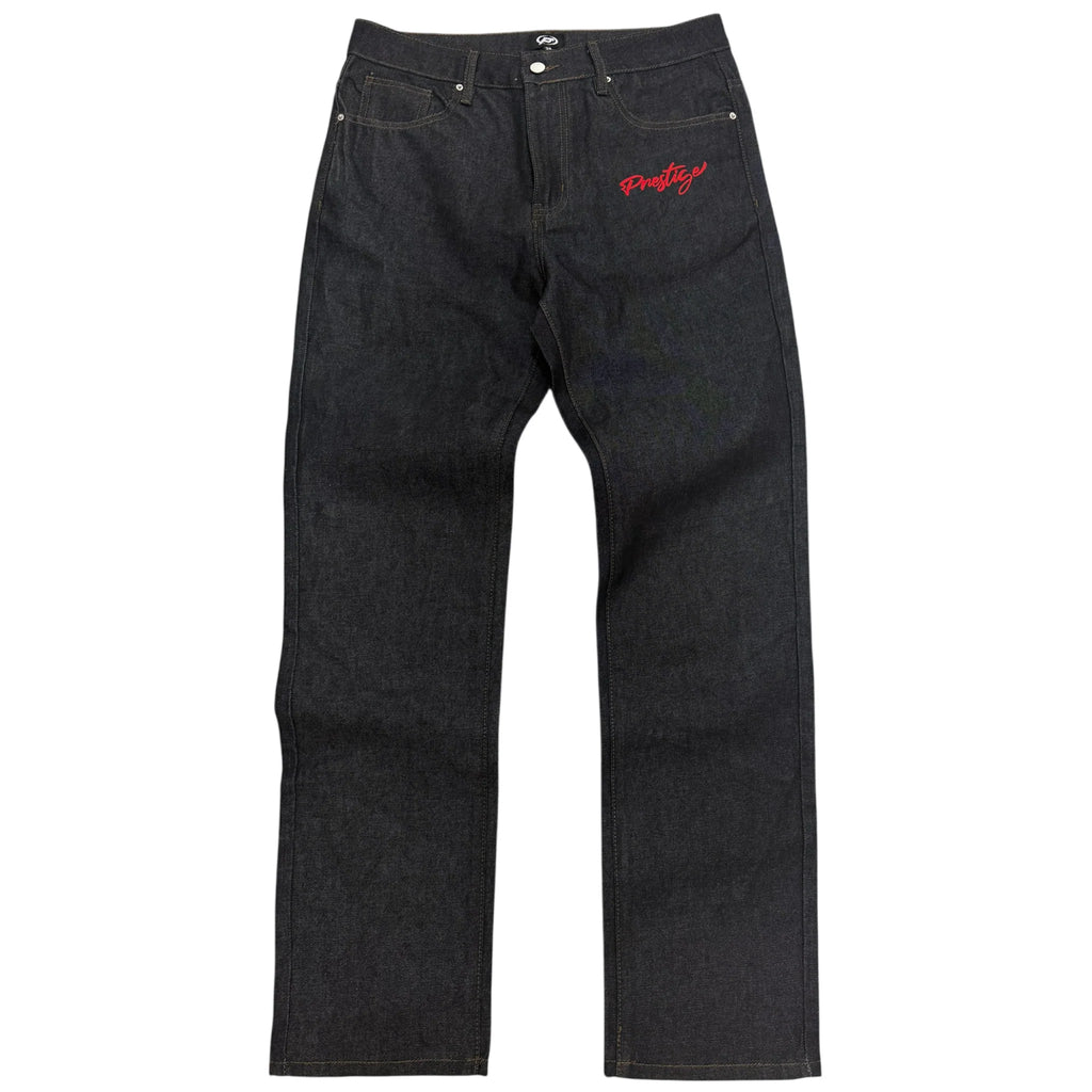 Prestige Black Red Japanese Denim