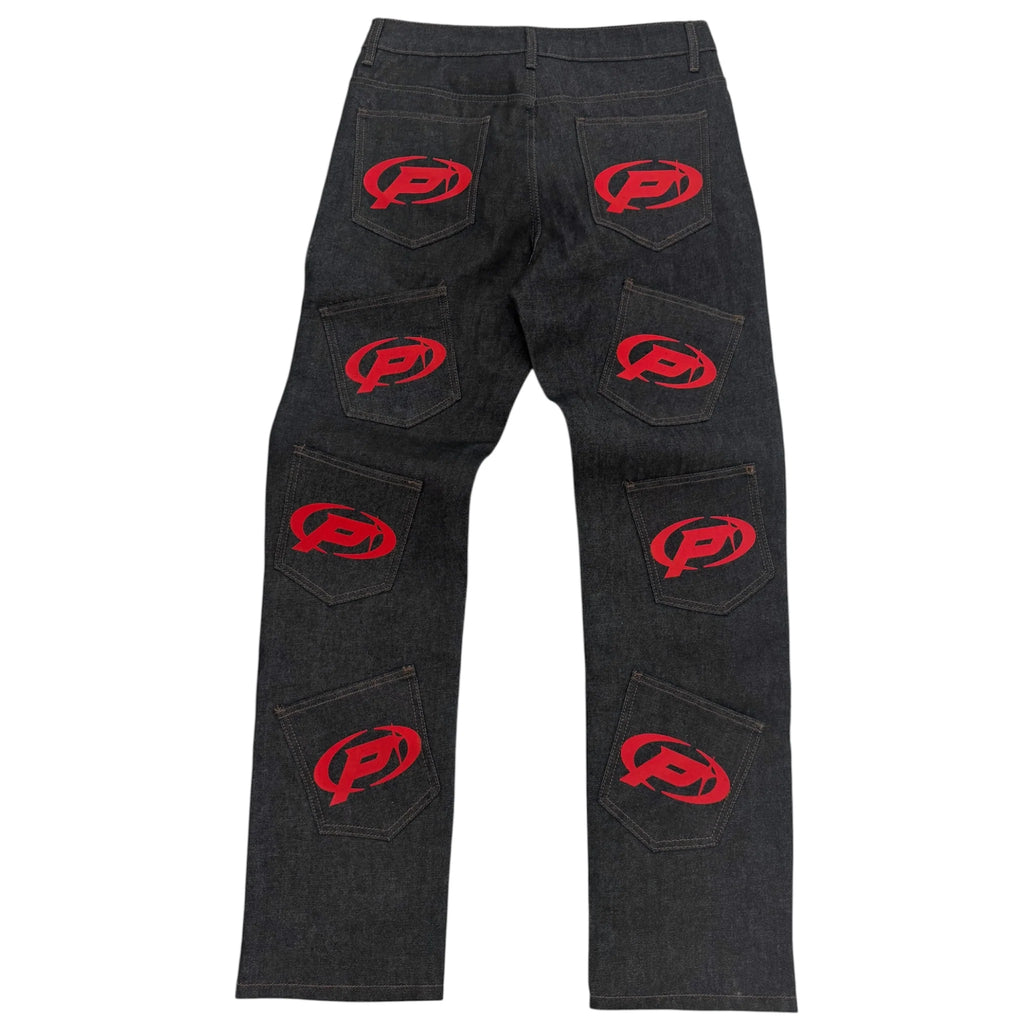 Prestige Black Red Japanese Denim
